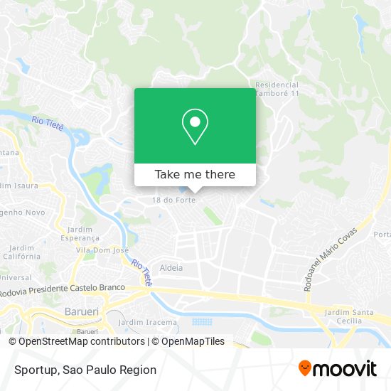 Sportup map