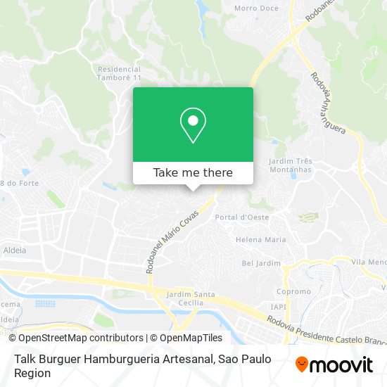 Talk Burguer Hamburgueria Artesanal map