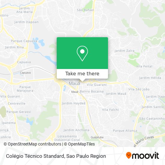 Mapa Colégio Técnico Standard