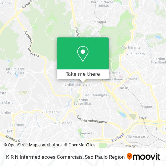 K R N Intermediacoes Comerciais map