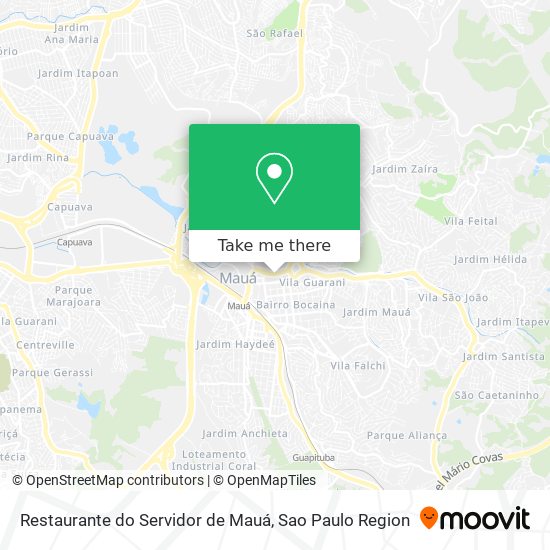 Restaurante do Servidor de Mauá map