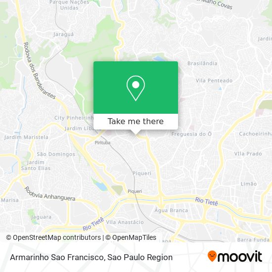 Armarinho Sao Francisco map