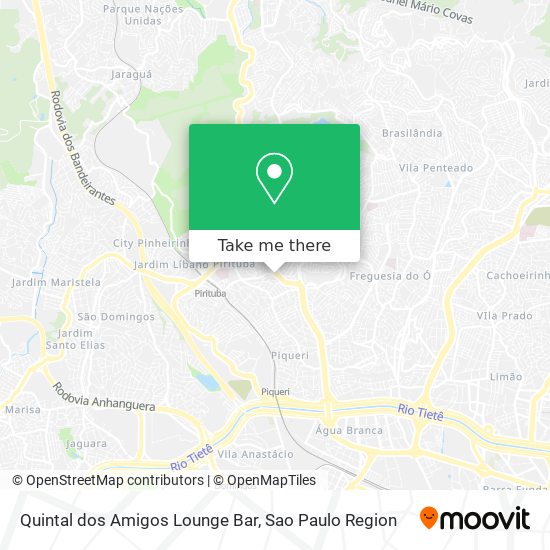 Quintal dos Amigos Lounge Bar map