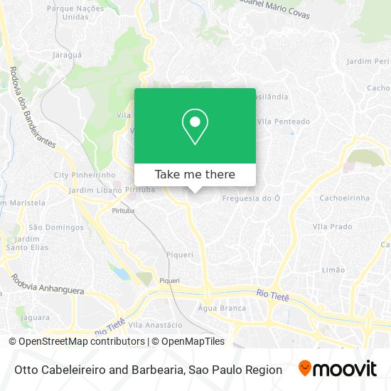 Otto Cabeleireiro and Barbearia map