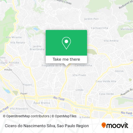 Cicero do Nascimento Silva map