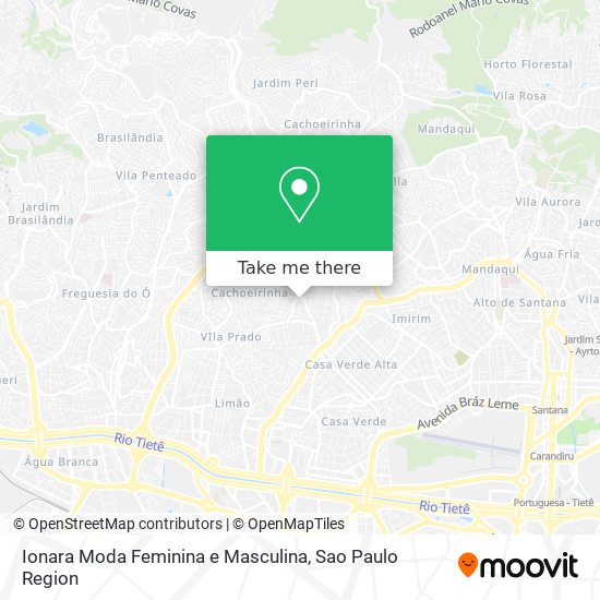 Ionara Moda Feminina e Masculina map