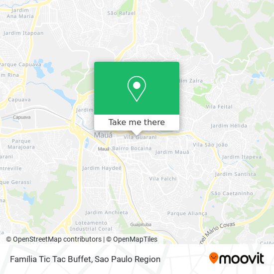 Família Tic Tac Buffet map