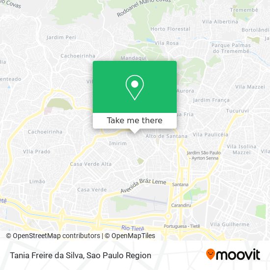 Tania Freire da Silva map