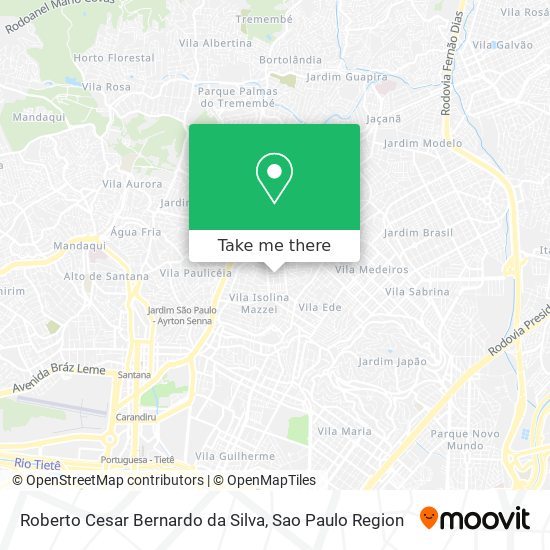 Mapa Roberto Cesar Bernardo da Silva