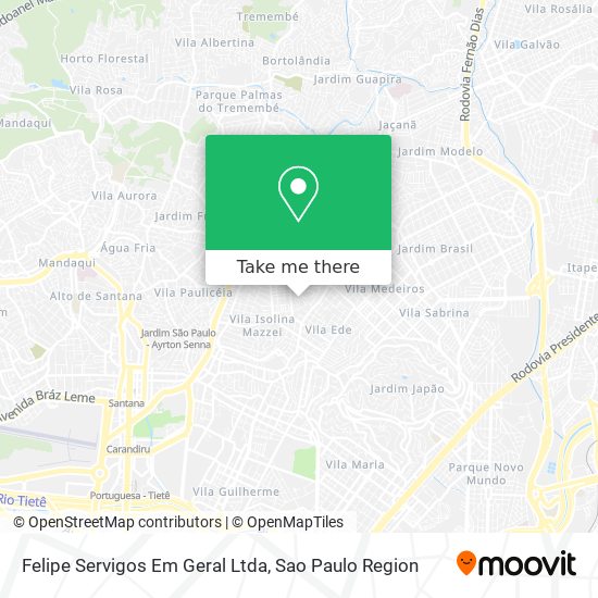 Felipe Servigos Em Geral Ltda map