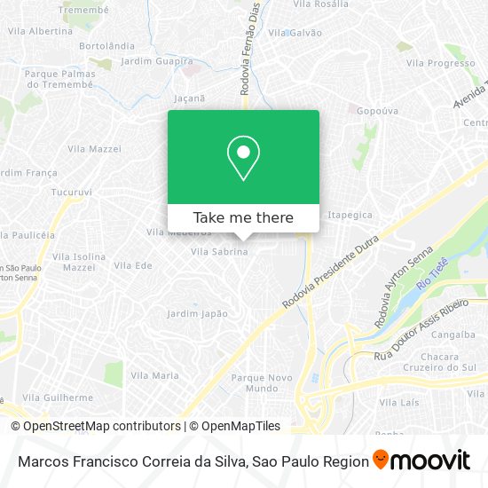 Marcos Francisco Correia da Silva map