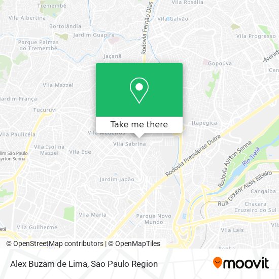 Mapa Alex Buzam de Lima