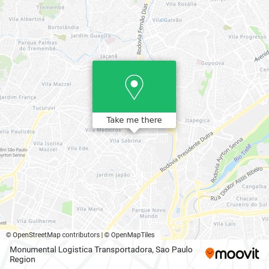 Monumental Logistica Transportadora map