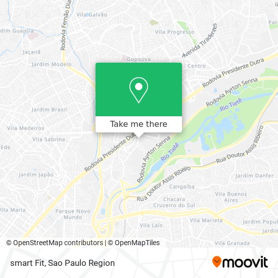 Mapa smart Fit