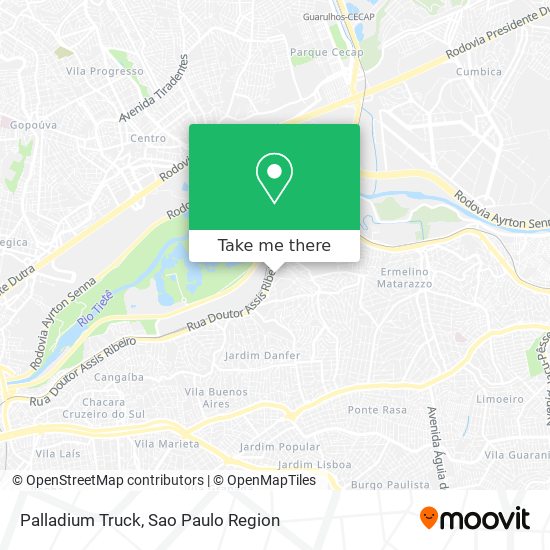 Mapa Palladium Truck