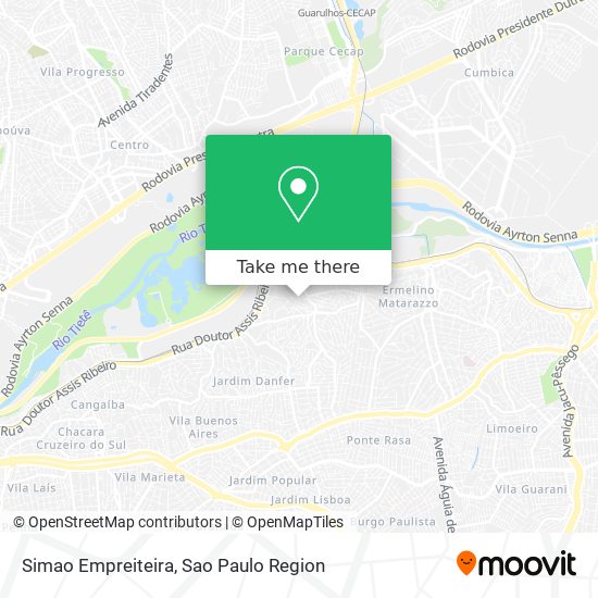 Simao Empreiteira map