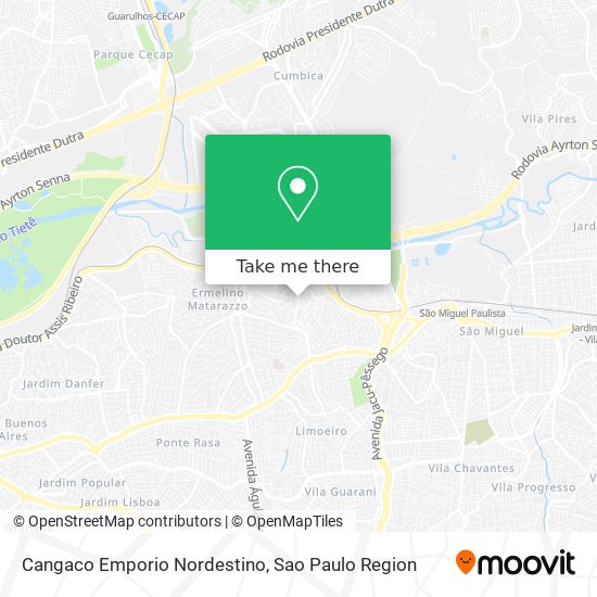 Cangaco Emporio Nordestino map