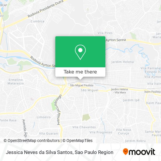 Jessica Neves da Silva Santos map