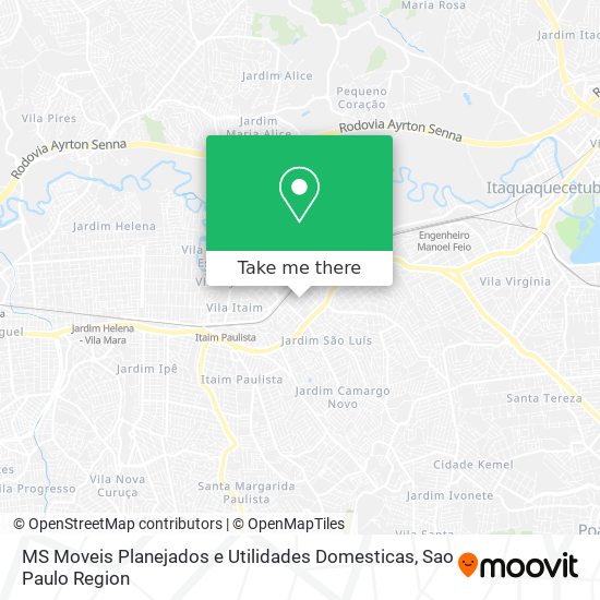 MS Moveis Planejados e Utilidades Domesticas map