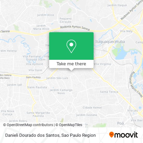 Danieli Dourado dos Santos map