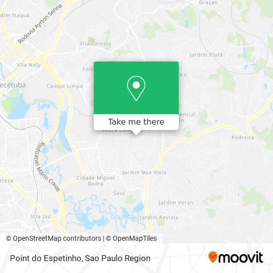 Point do Espetinho map