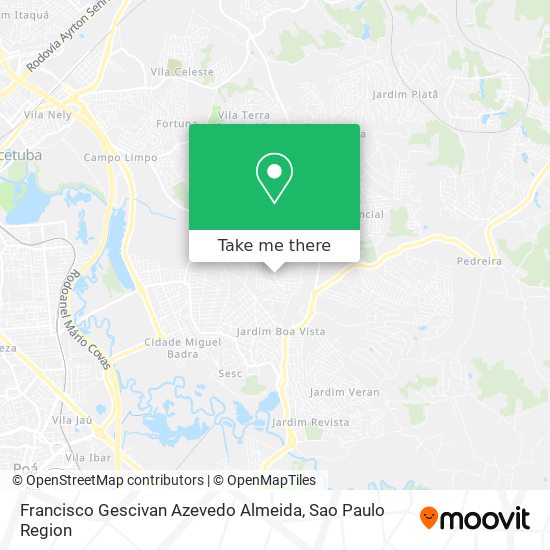 Francisco Gescivan Azevedo Almeida map