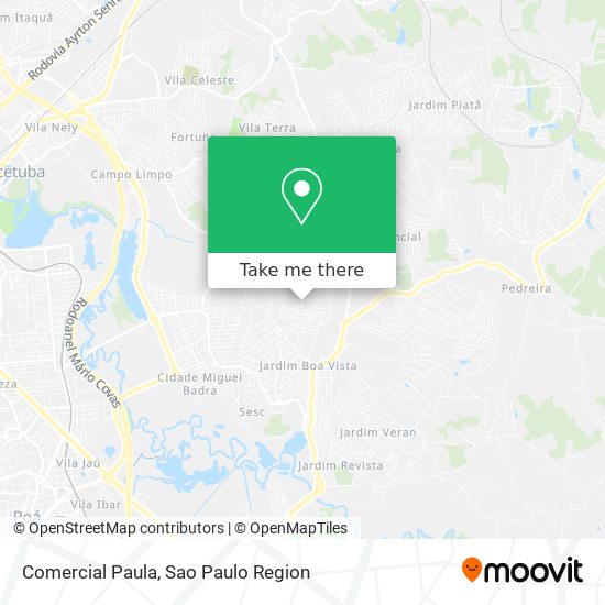 Comercial Paula map