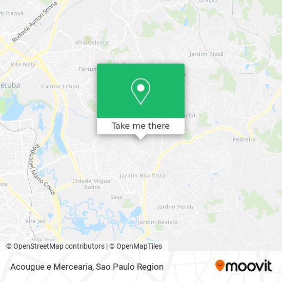 Mapa Acougue e Mercearia