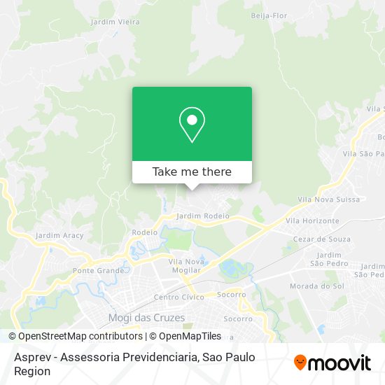 Mapa Asprev - Assessoria Previdenciaria