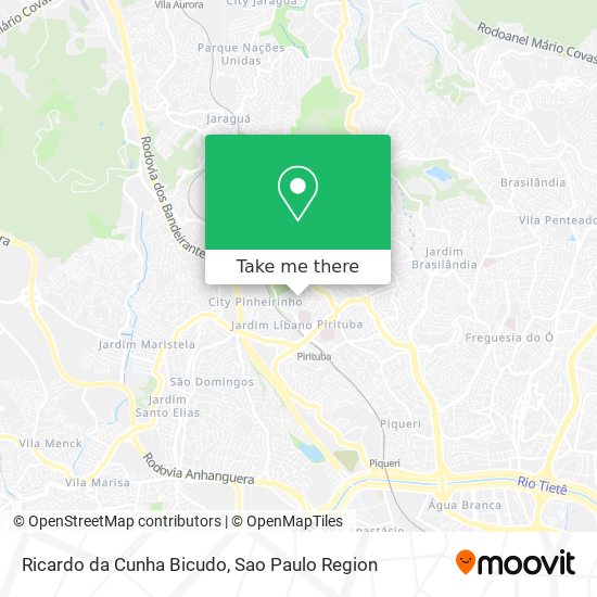 Ricardo da Cunha Bicudo map