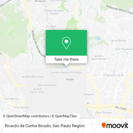 Ricardo da Cunha Bicudo map