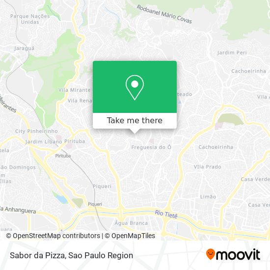 Mapa Sabor da Pizza