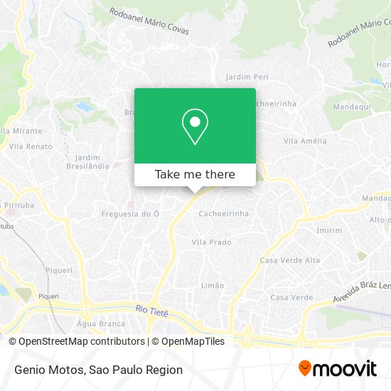 Genio Motos map