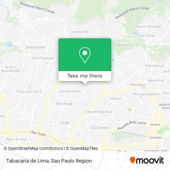 Mapa Tabacaria de Lima