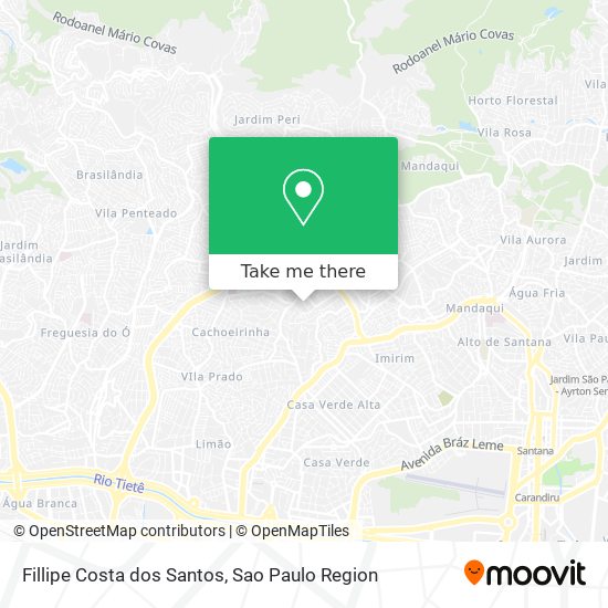 Fillipe Costa dos Santos map