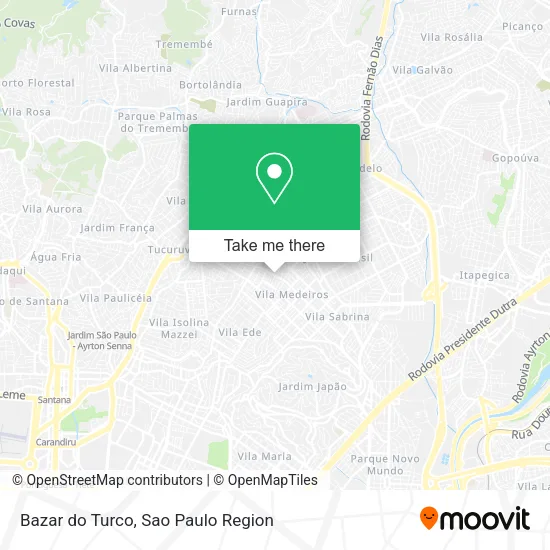 Bazar do Turco map