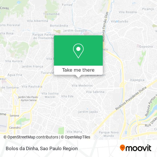 Bolos da Dinha map