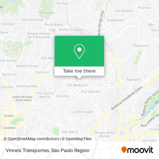 Vmreis Transportes map