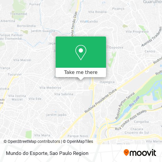 Mundo do Esporte map