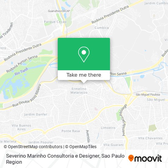 Mapa Severino Marinho Consultoria e Designer