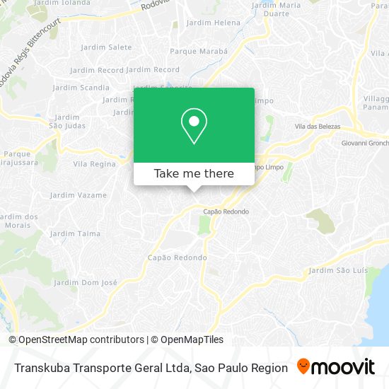 Transkuba Transporte Geral Ltda map