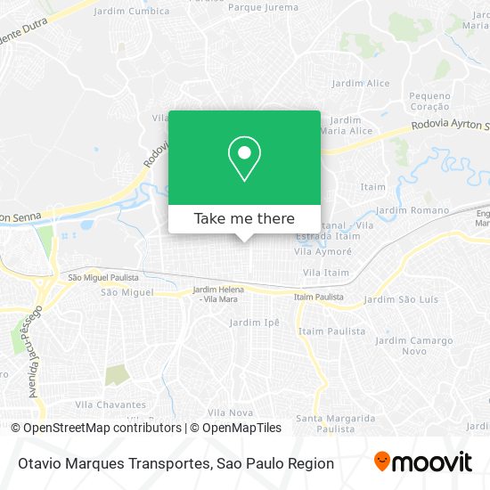 Otavio Marques Transportes map