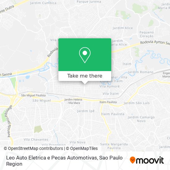 Leo Auto Eletrica e Pecas Automotivas map