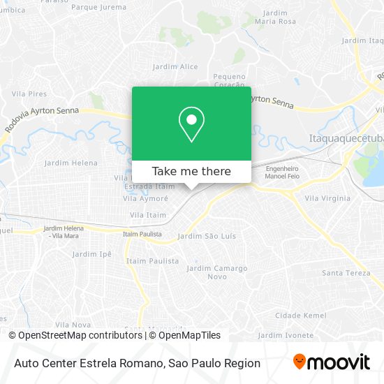Auto Center Estrela Romano map