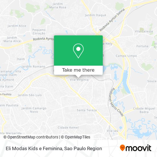 Eli Modas Kids e Feminina map