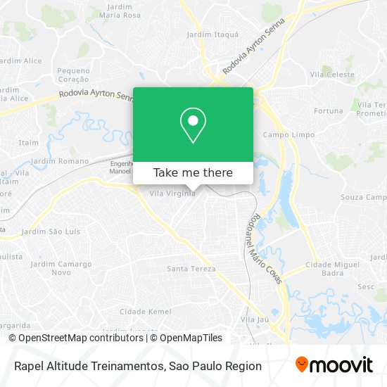 Rapel Altitude Treinamentos map