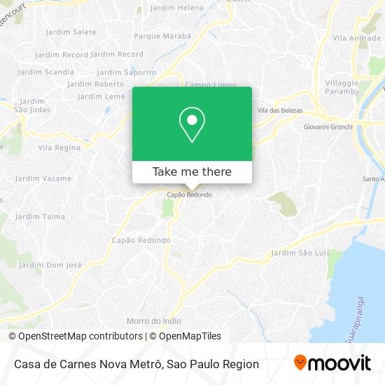 Casa de Carnes Nova Metrô map
