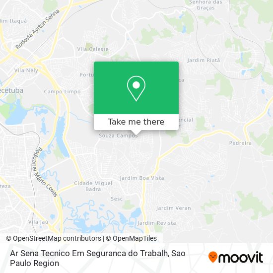 Ar Sena Tecnico Em Seguranca do Trabalh map