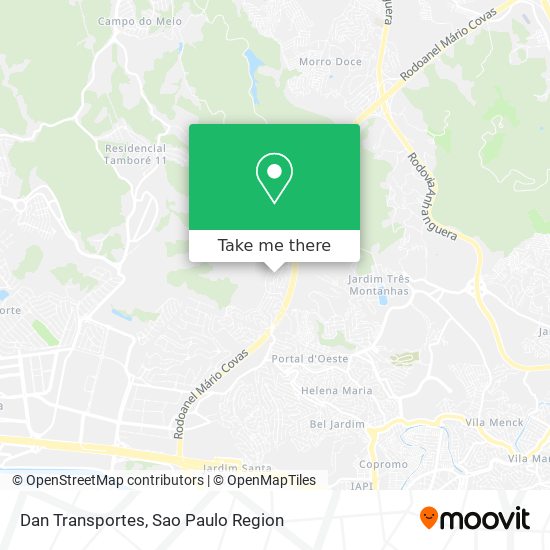 Dan Transportes map