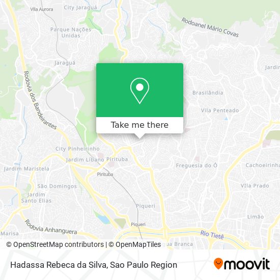 Hadassa Rebeca da Silva map